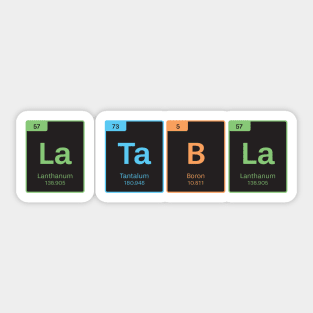 La Tabla - The Periodic Table Sticker